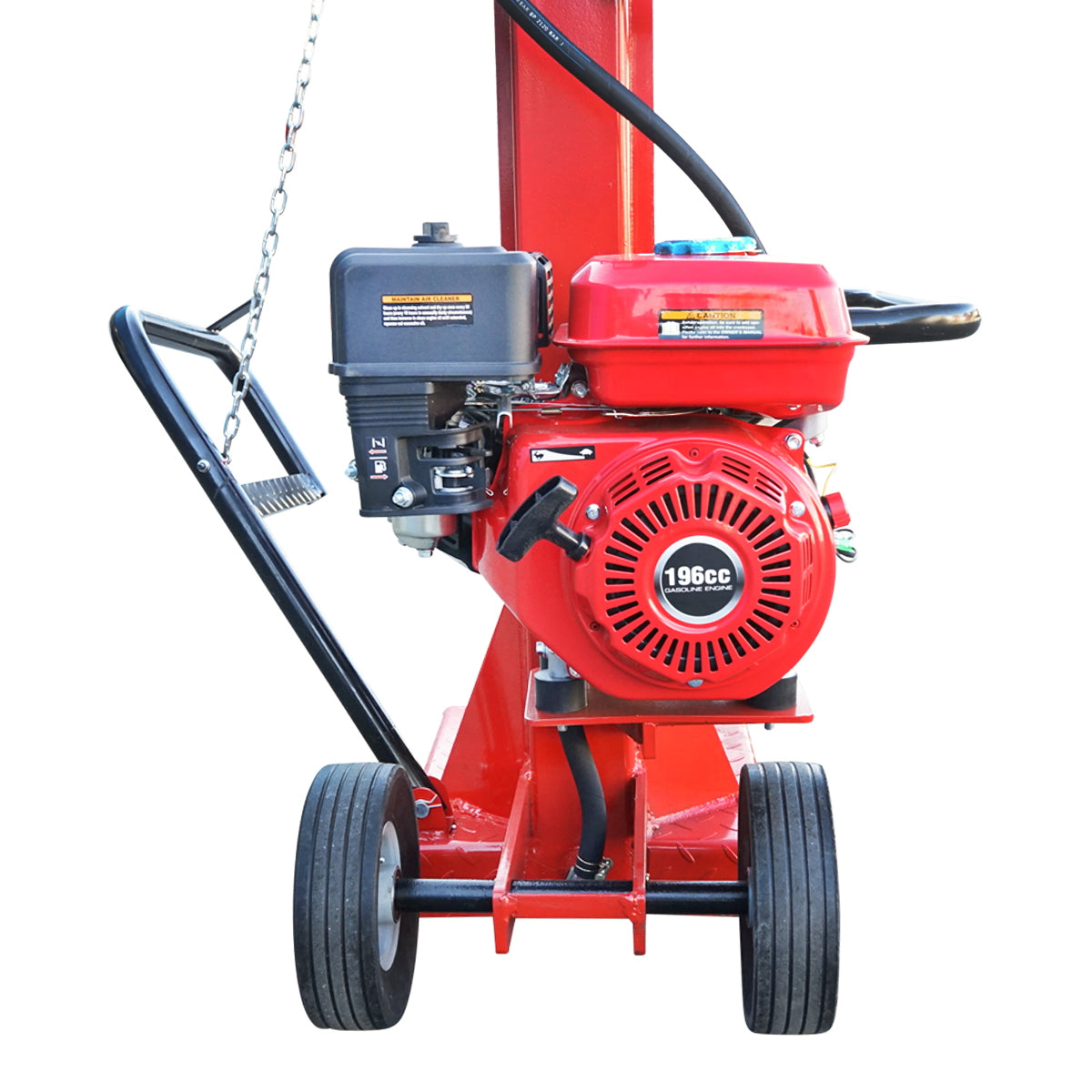 Vertical wood splitter with a 196CC gasoline engine, splitting power 14T, log size 1040x400mm Breckner Germany