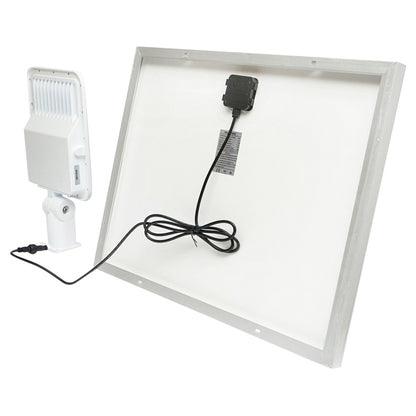 30W LED projector with solar panel and 3.2V/40Ah battery and articulated support Breckner Germany