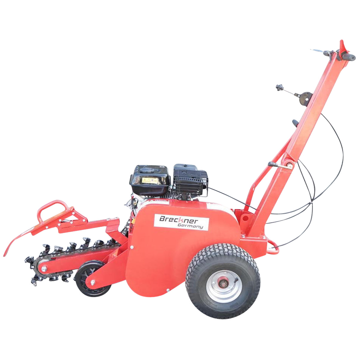 Trencher machine 7 HP working width 100mm depth 450mm Breckner Germany