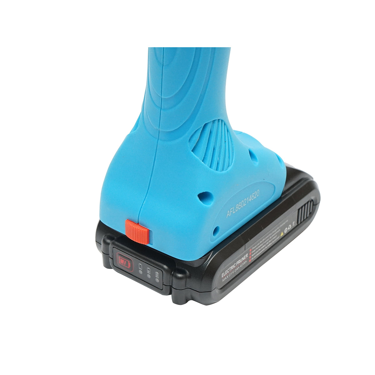 Electric garden shears 970W with 2 Li-ion 21V batteries, diameter 0-30mm