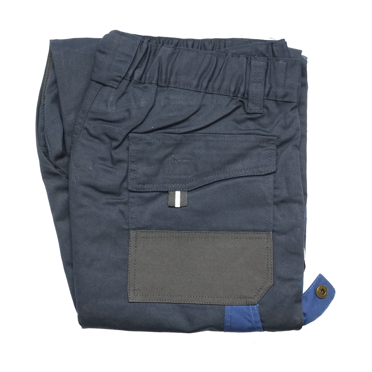 Work pants, polyester with cotton, navy blue, L Breckner Germany