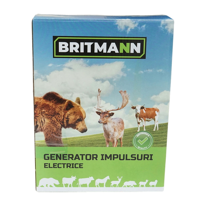 DC impulse generator 12/220V, 4.5 Joules 40km for electric fence BRITMANN