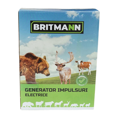 DC impulse generator 12/220V, 4.5 Joules 40km for electric fence BRITMANN