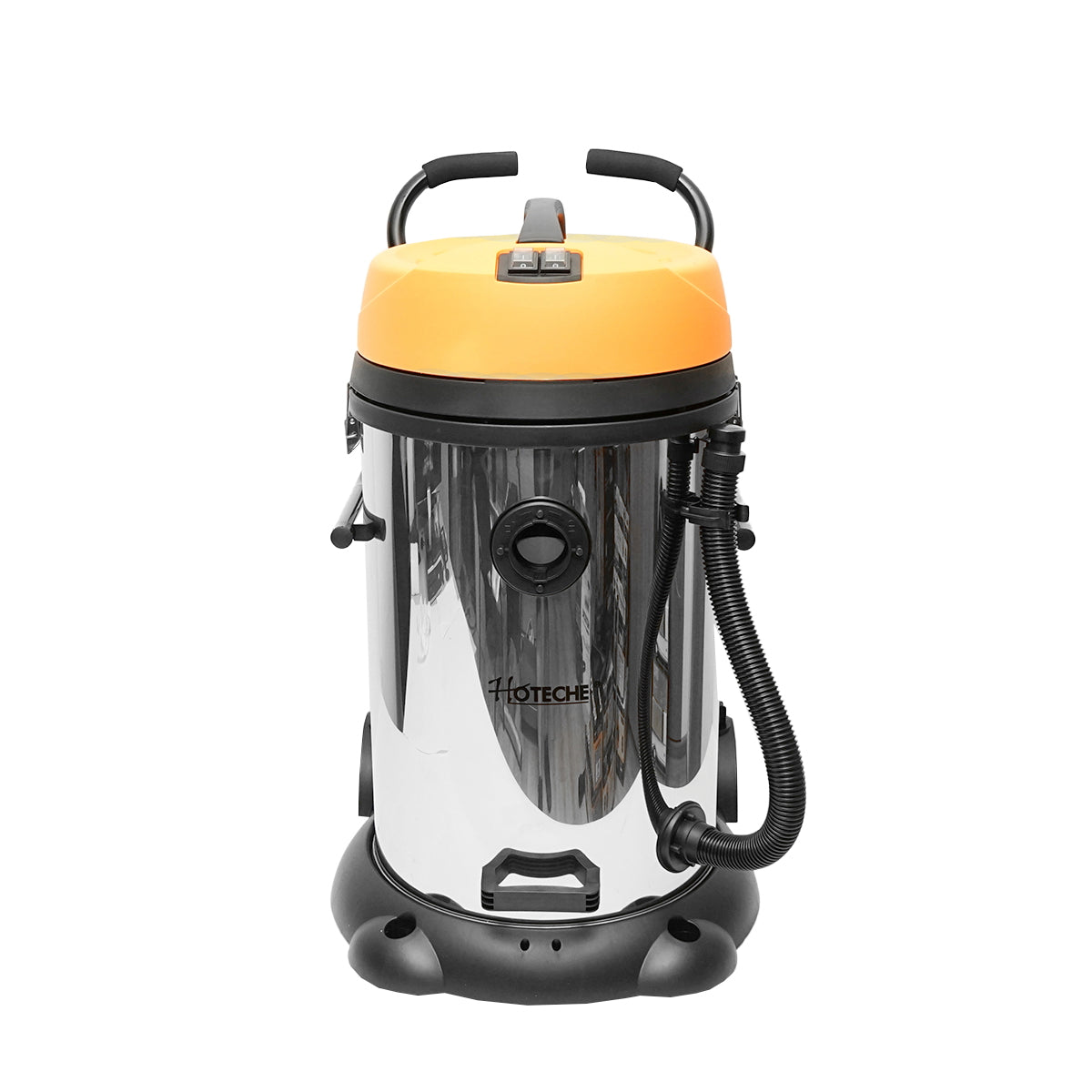 Professional industrial wet/dry vacuum cleaner volume 75L power supply voltage 220V, power 2x1200W stainless steel body Hoteche