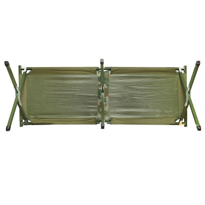 Foldable camping bed, olive green camping 190x66x42 cm Breckner Germany