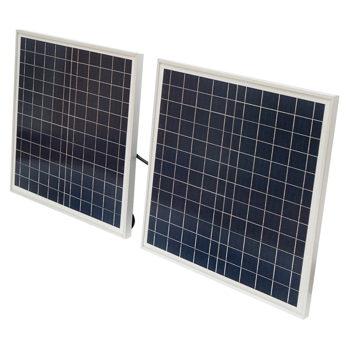 LED lamp 240x0.5W with 35W solar panel and 7.4V/15Ah battery Breckner Germany