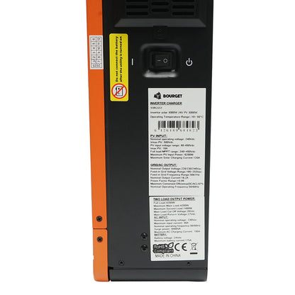 Hybrid solar inverter 3.0 KW, 24V, 120A MPPT, single-phase, ON/OFF-GRID, EVO-4200 Bourget