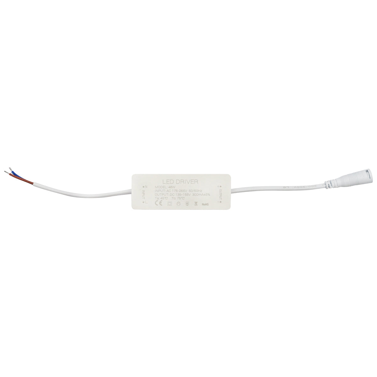 Slim LED panel 48W, 220V, 6500K, IP20, 595x595x20mm for ceiling tiles Breckner Germany