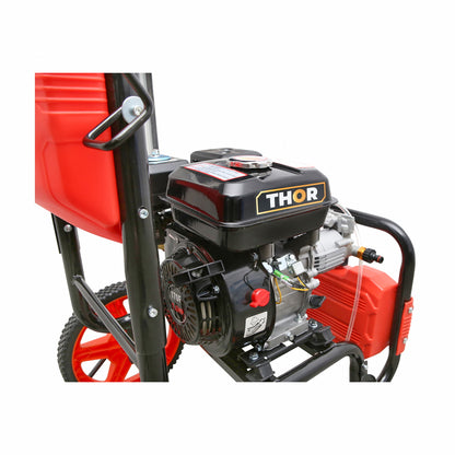 Gas pressure washer 7HP, 200 Bar, flow rate 500l/H with hose and Thor gun