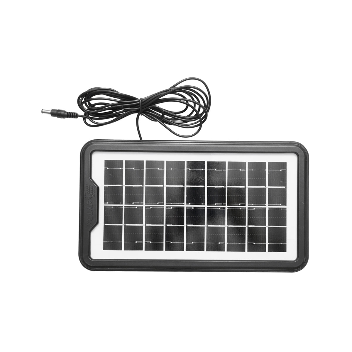 Portable LED lighting kit with 3 bulbs/projector, solar panel and 6V, 3Ah battery for fishing camping GD-17