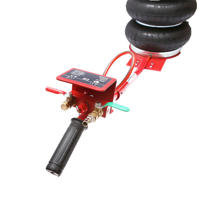 Professional pneumatic jack 145-400mm with air cushion, working pressure 8-12Bar. Maximum load 5T Breckner Germany