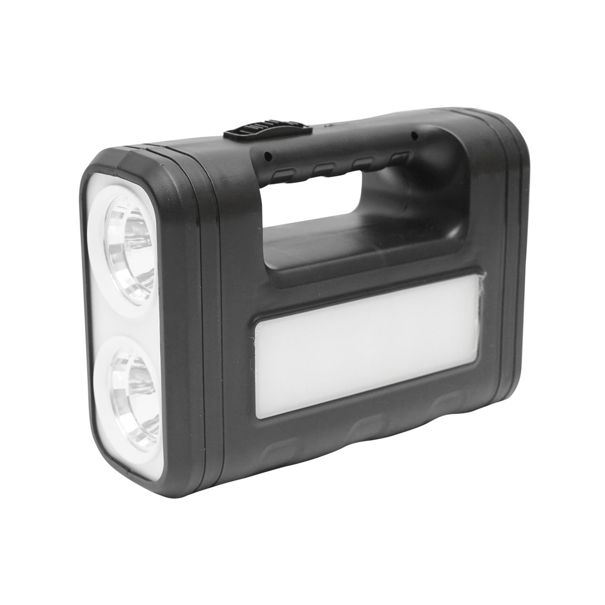 Portable LED lighting kit with 3 bulbs/projector, solar panel, and 6V, 4.5Ah battery for fishing camping GD-8017