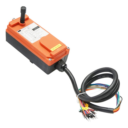 Wireless industrial remote control with 6 commands DC 12V/24V and water protection Breckner Germany