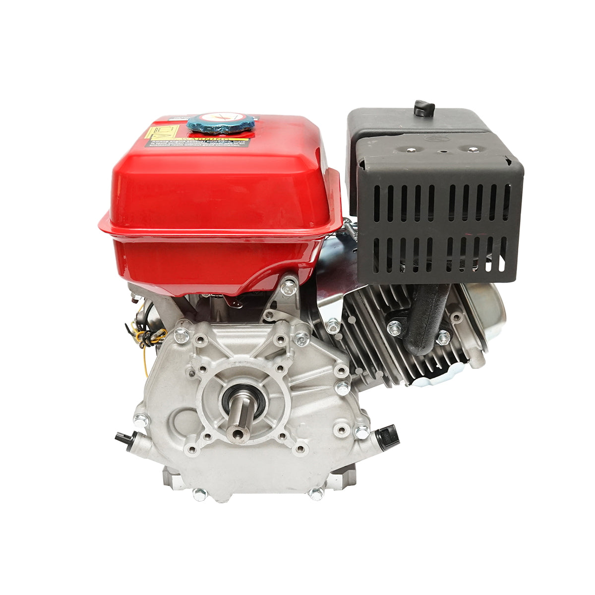 Gasoline engine 9HP, 4 strokes, 25mm shaft with pin, pull start, Breckner Germany