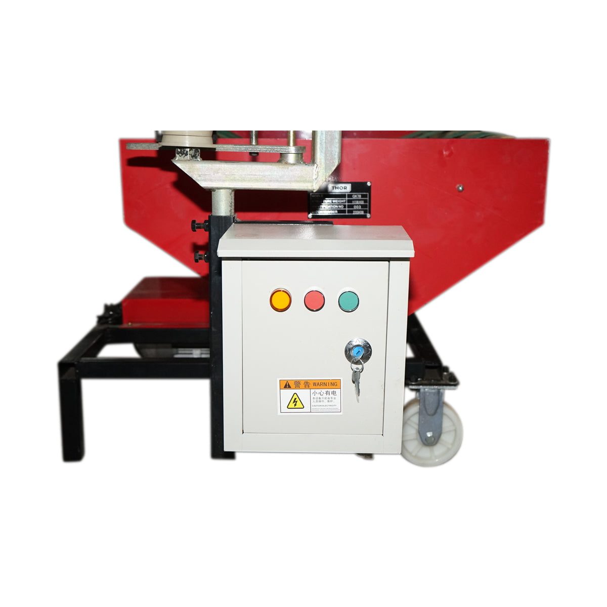 Electric baler wrapping machine 805x903mm with 0.7 KW motor, 230V