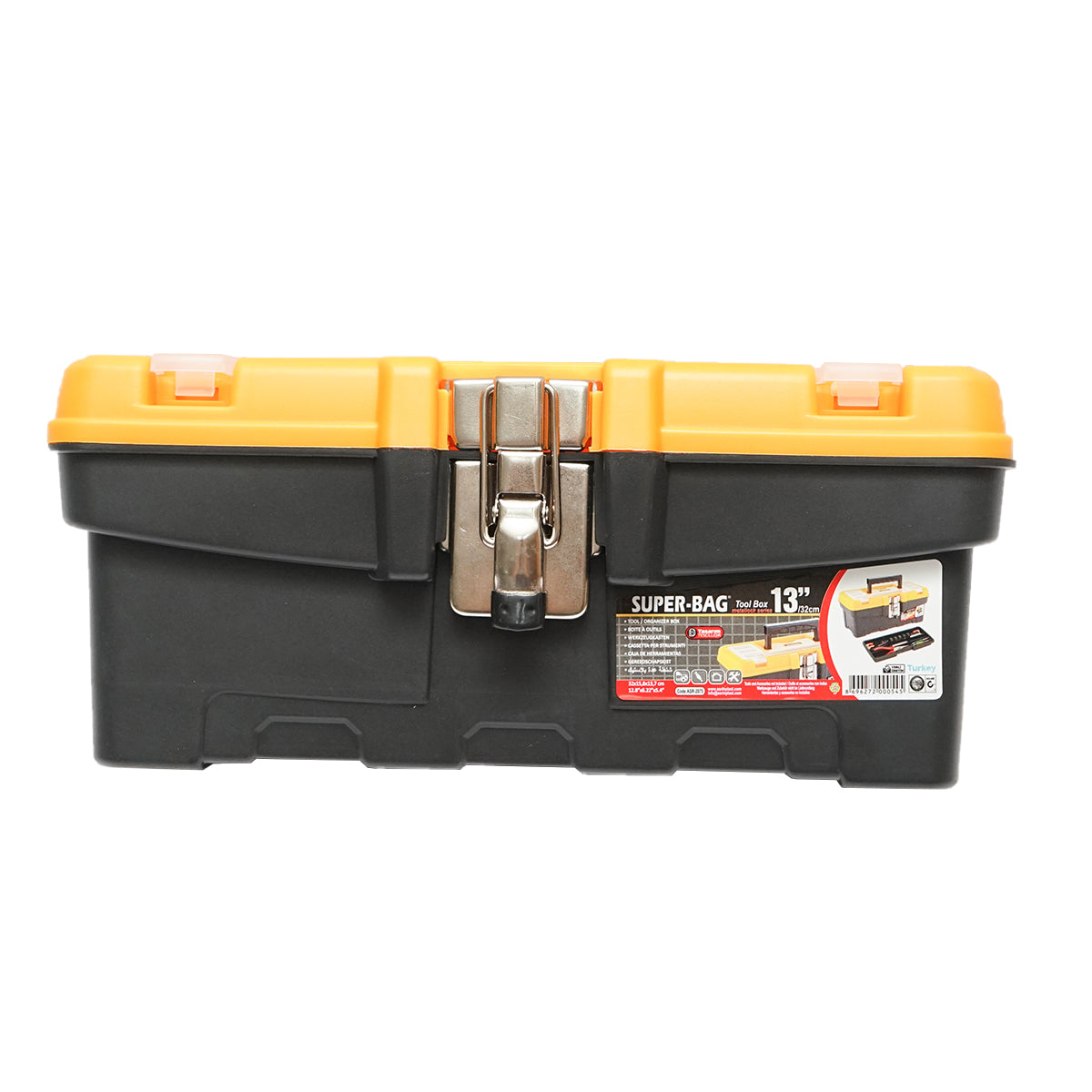 Plastic tool box 158x325x137mm
