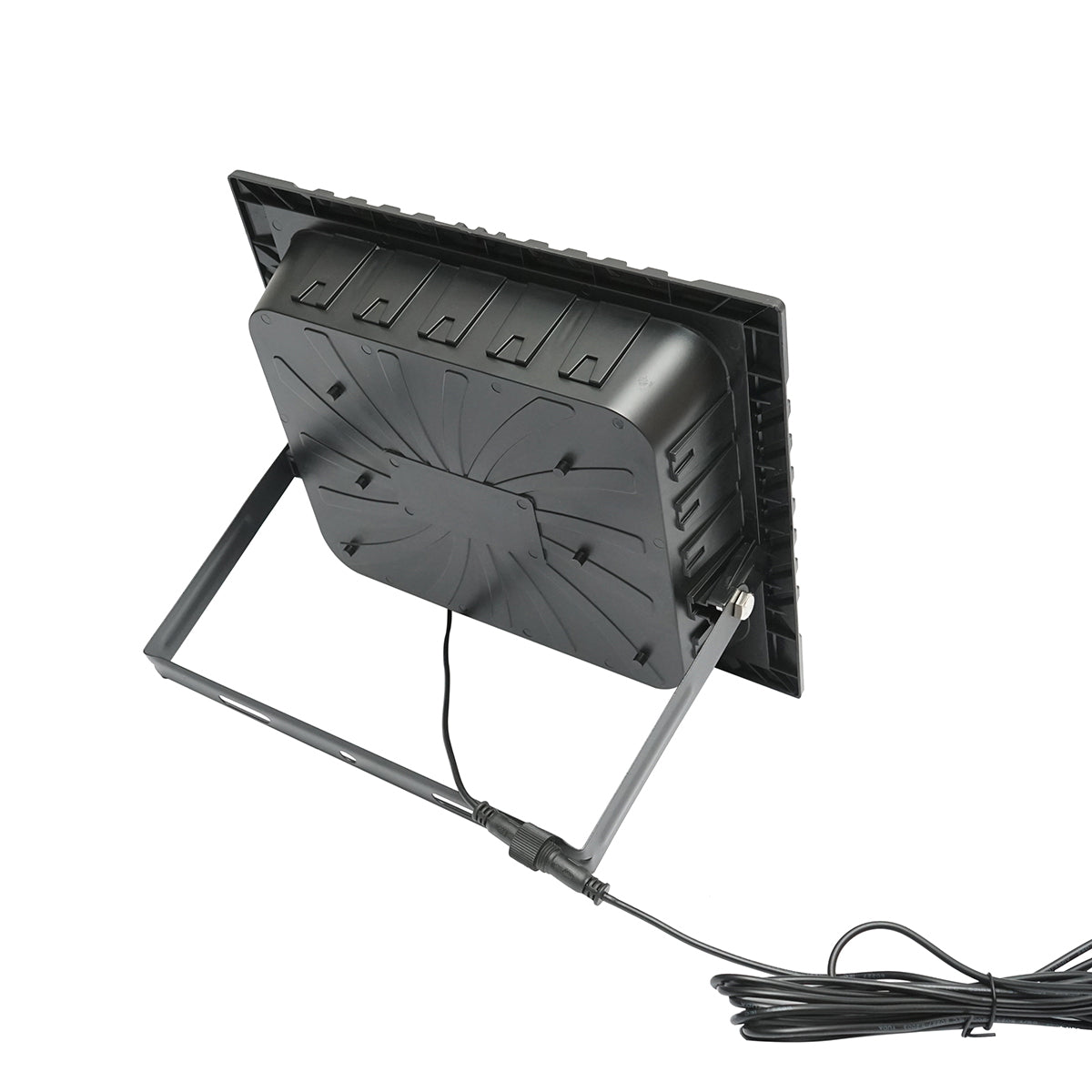 100W LED projector with 15W solar panel, 1800mAh battery, and remote control IP67 Breckner Germany