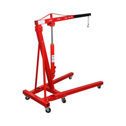 Folding hydraulic crane type giraffe for workshop 2T