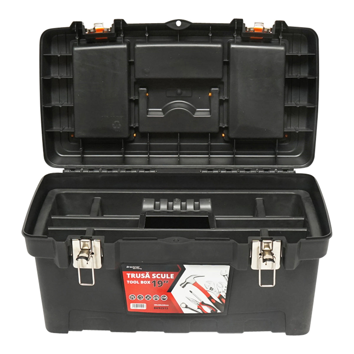 Plastic tool box 490x260x240mm Breckner Germany