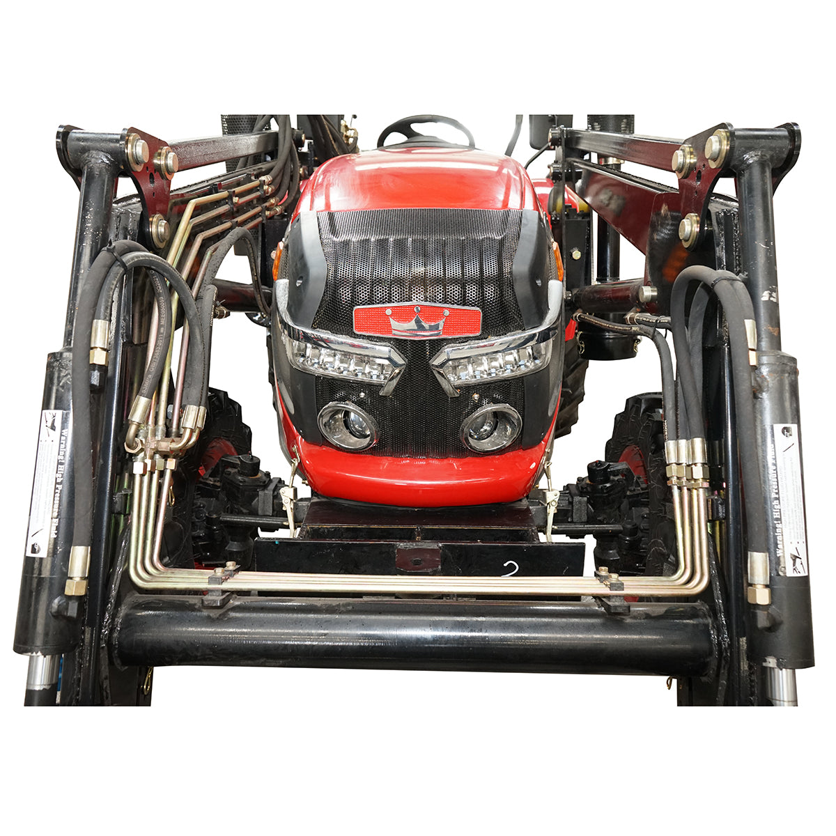 Tractor 35HP 4x4, semi-cabin with KONIG TRAKTOREN 354 front loader