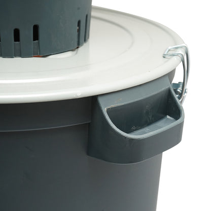 Electric grain mill 1.3 KW, 220V, automatic shut-off, 60L tank, 19000 r/min, capacity 350 Kg/h, 5 sieves included