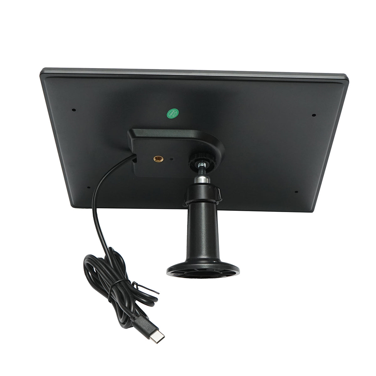 4 MP dual lens surveillance camera with 7.6W solar panel, fast charging 18650 battery, 2.4 GHz WIFI, 360 degree PTZ rotation with motion sensor, human detection PIR, alarm, night vision and iCSee application