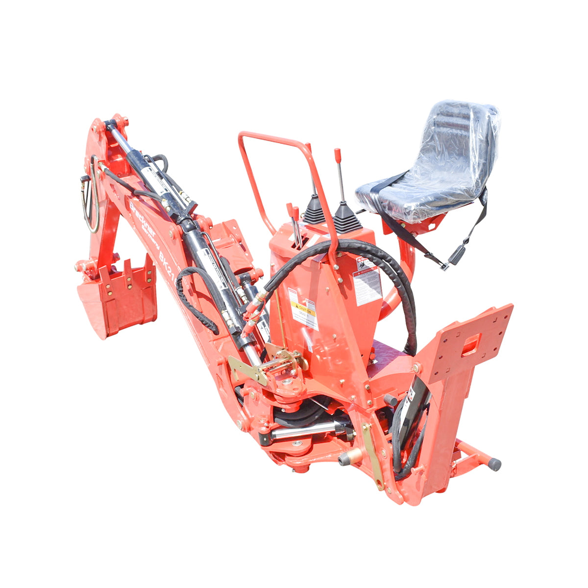 Excavator arm for tractor 25-50HP, 180-degree rotation, digging depth 2.2m, 415Kg Breckner Germany