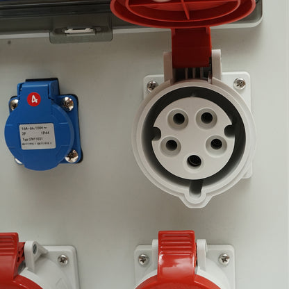 Group distribution board for construction site 2x230V/16A, 3x400V/32A, 12 modules 460x270x160mm IP44/67 SUNTREE