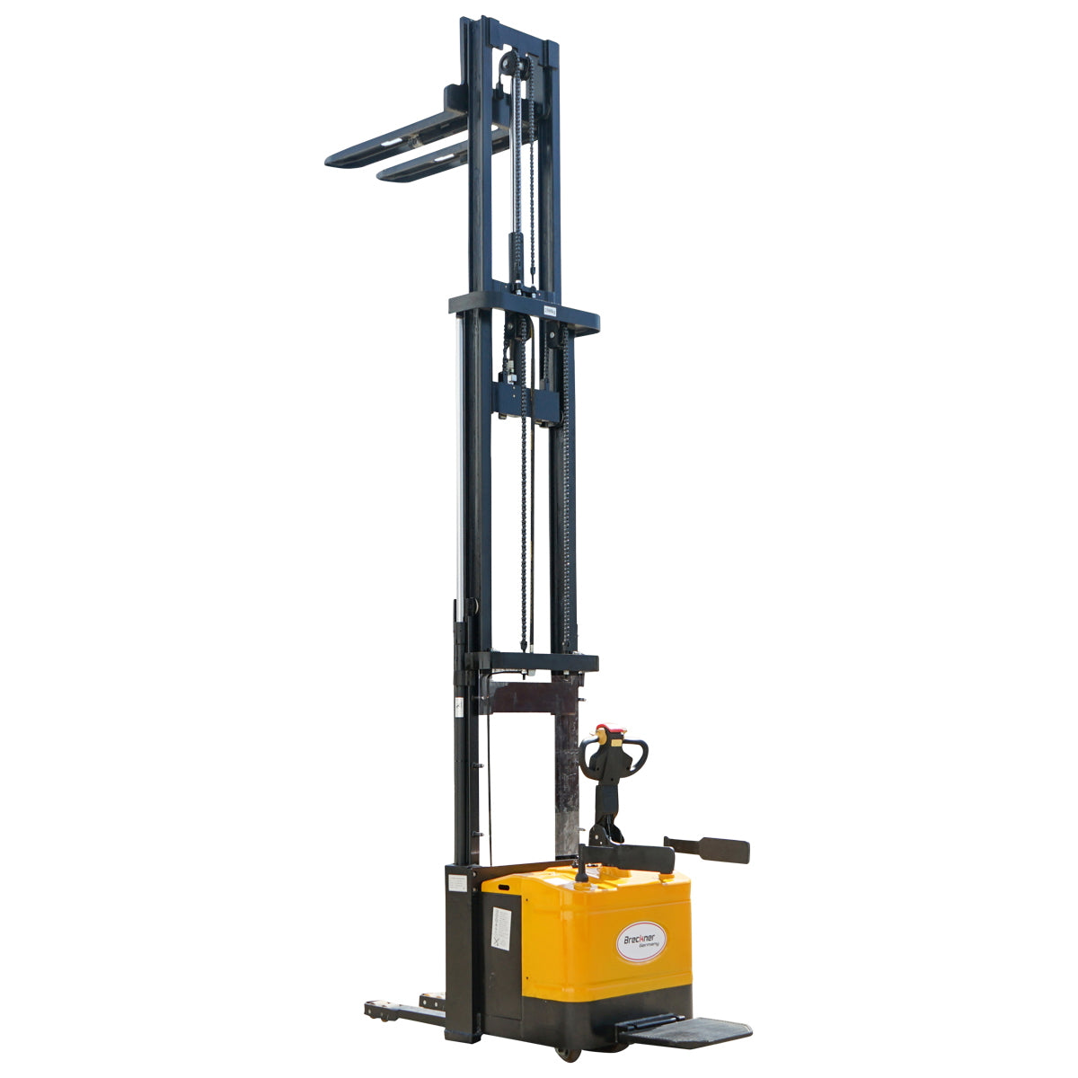 Electric pallet truck with a maximum load of 2.5T, lift height 4500mm, forks 1150mm Breckner Germany