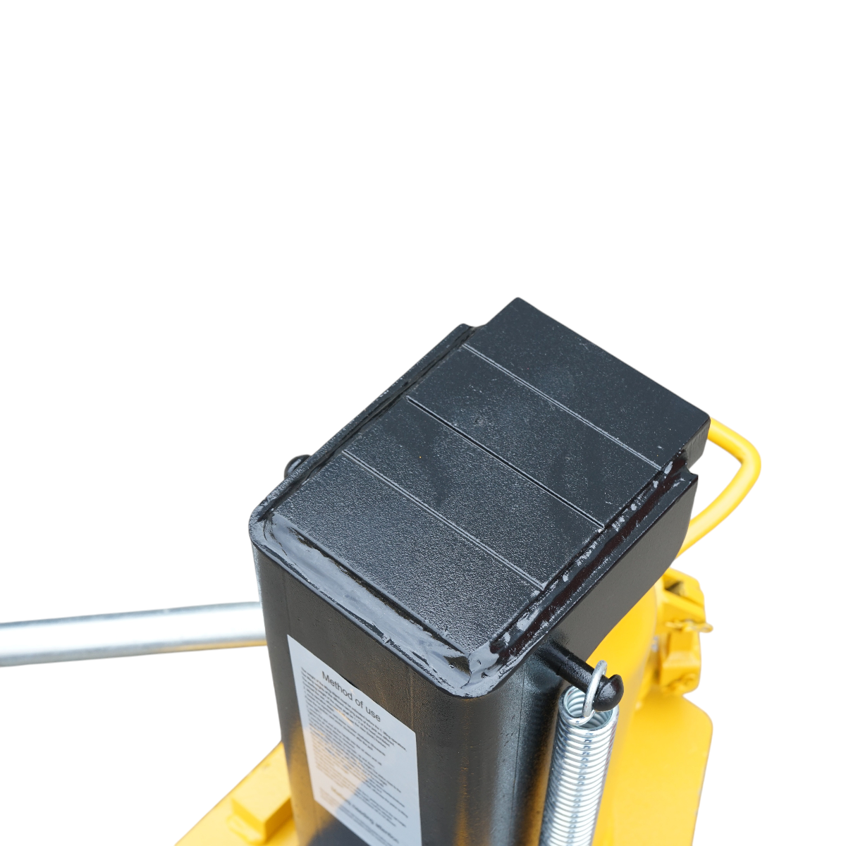 15-ton jack with maneuverable roller mechanism for heavy equipment