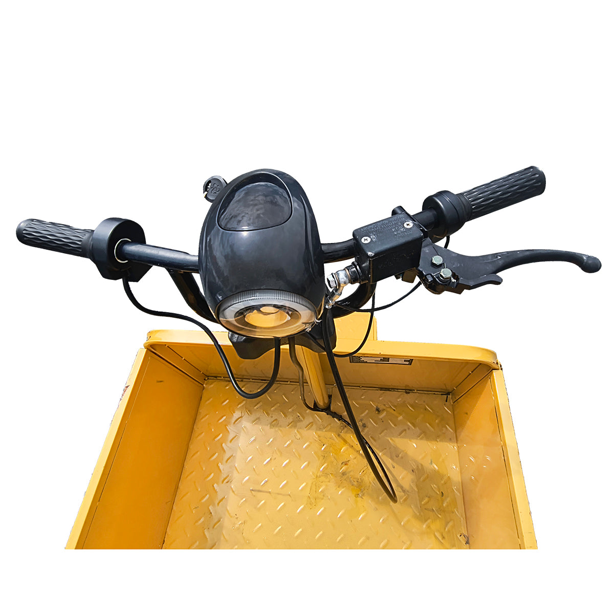 Electric platform trolley with shutters for transporting goods 800W, 48V, 1.5x0.8m maximum load 800Kg THOR