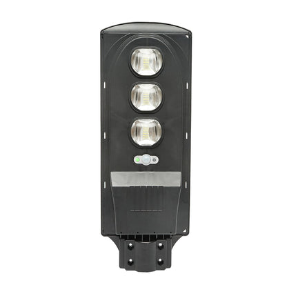 LED solar street lamp 150W, 6500K, IP65 with solar panel, motion sensor and pole mounting Breckner Germany
