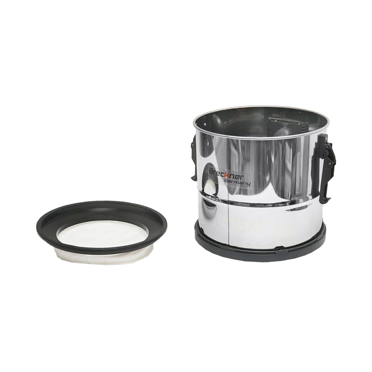 Professional industrial vacuum cleaner volume 38L 220V 1600W stainless steel body Breckner Germany