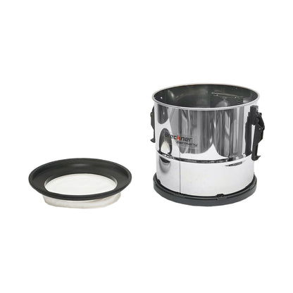 Professional industrial vacuum cleaner volume 38L 220V 1600W stainless steel body Breckner Germany