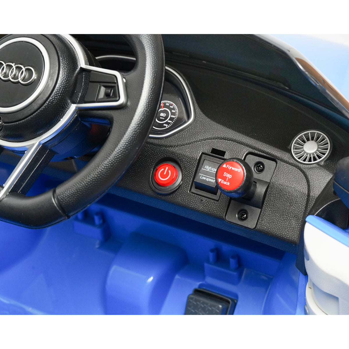 Electric car with 6V/4Ah battery and remote control for kids Audi TT JE1198 blue