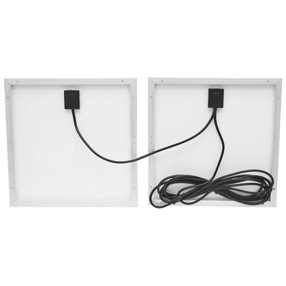 LED lamp 240x0.5W with 35W solar panel and 7.4V/15Ah battery Breckner Germany