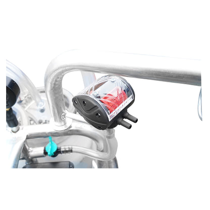 Milking machine for cows with 160cc collection group, galvanized chassis, 40L aluminum tank, 2 positions Breckner Germany