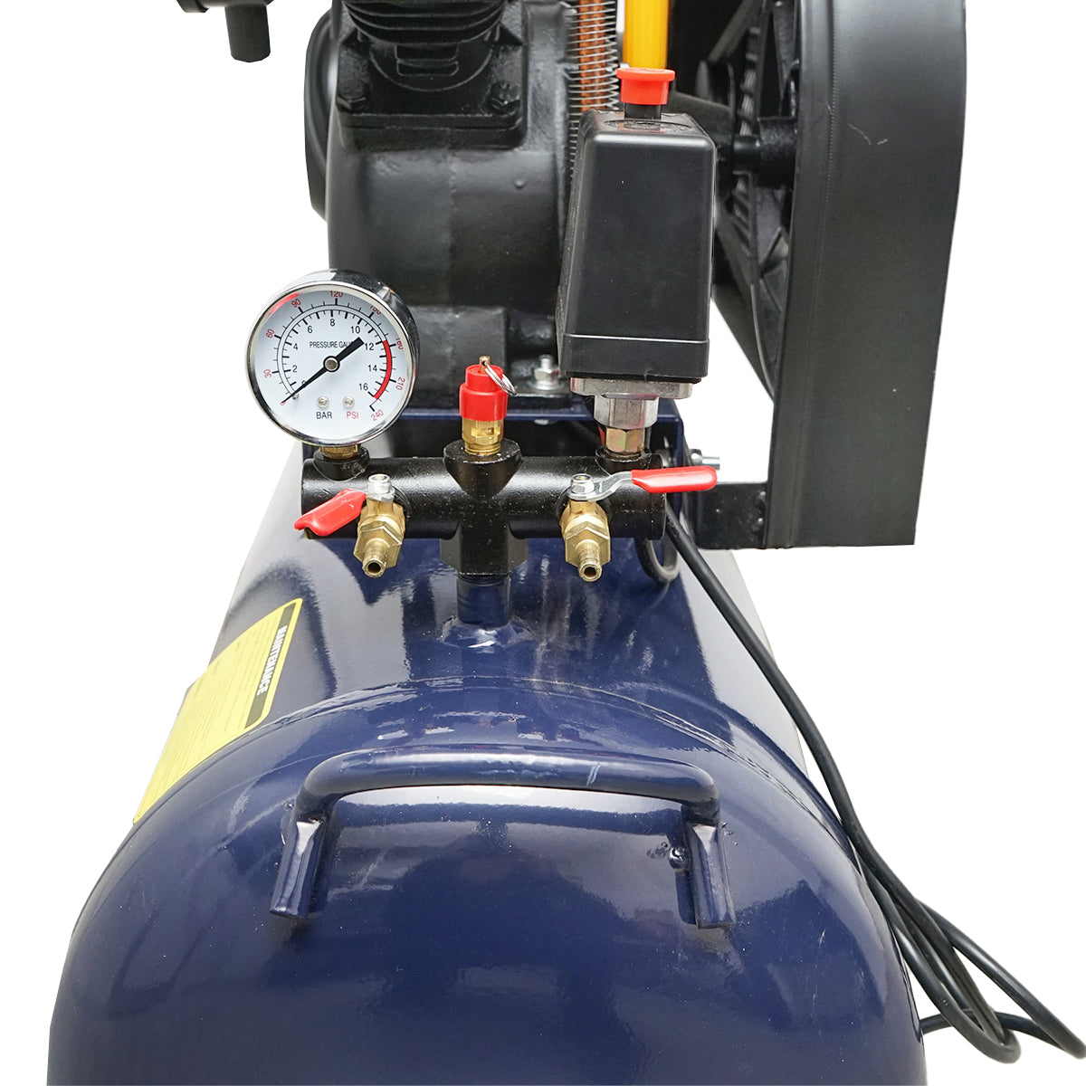 Air compressor 1.5Kw 2Hp 220V 100L tank Makute