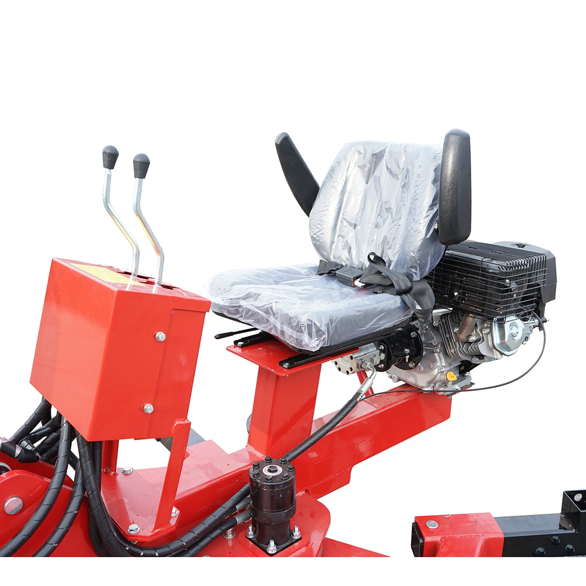 Mini excavator for ATV with 15Hp engine, 420CC gasoline, towable, 360 degree rotation