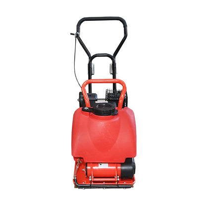 C60 compactor plate with a working surface of 510x370mm, standard euro 5 engine, 196CC/7HP, 5900 rpm, 58Kg with water tank Breckner Germany.