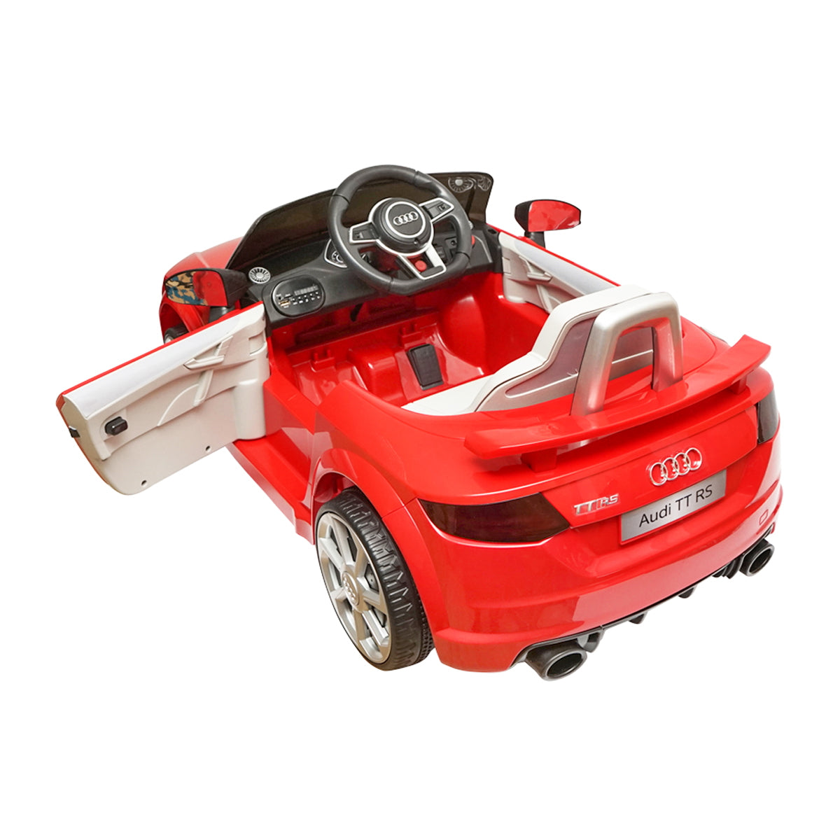 Electric car with 6V/4Ah battery and remote control for kids Audi TT JE1198 red