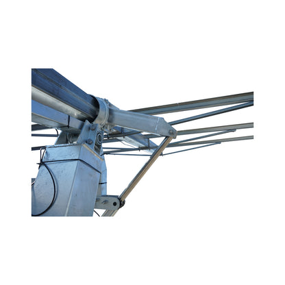 Complete mounting system, automatic solar tracker structure 4.7 KW, 8 panels of 590W with GPS and Breckner Germany wind sensor.