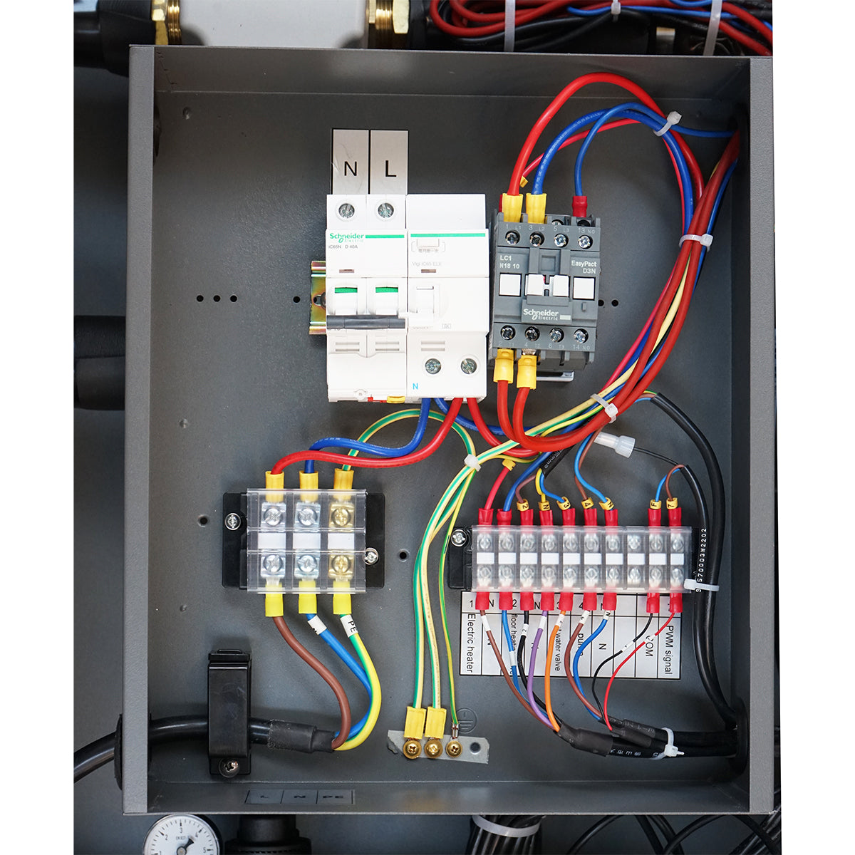 Monoblock air-water heat pump 9.5 KW, 220V, installation kit included SPRSUN
