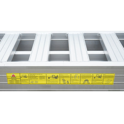 Aluminum ramps set 8 tons for loading/unloading 450x50x15cm