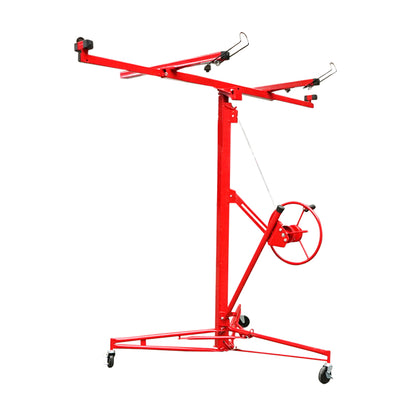 Device for lifting (crane) plasterboard sheets, OSB, MDF, particleboard, lift height 4.57m Breckner Germany