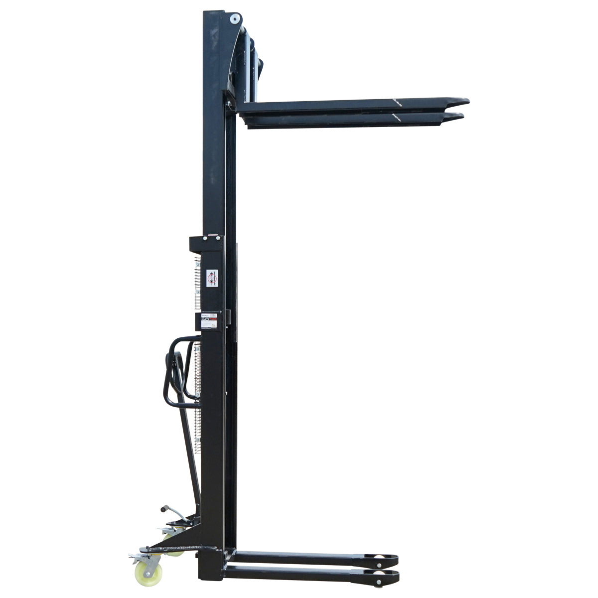 Manual pallet jack with a maximum load of 1.5T, lift height 2500mm, forks 1150mm Breckner Germany
