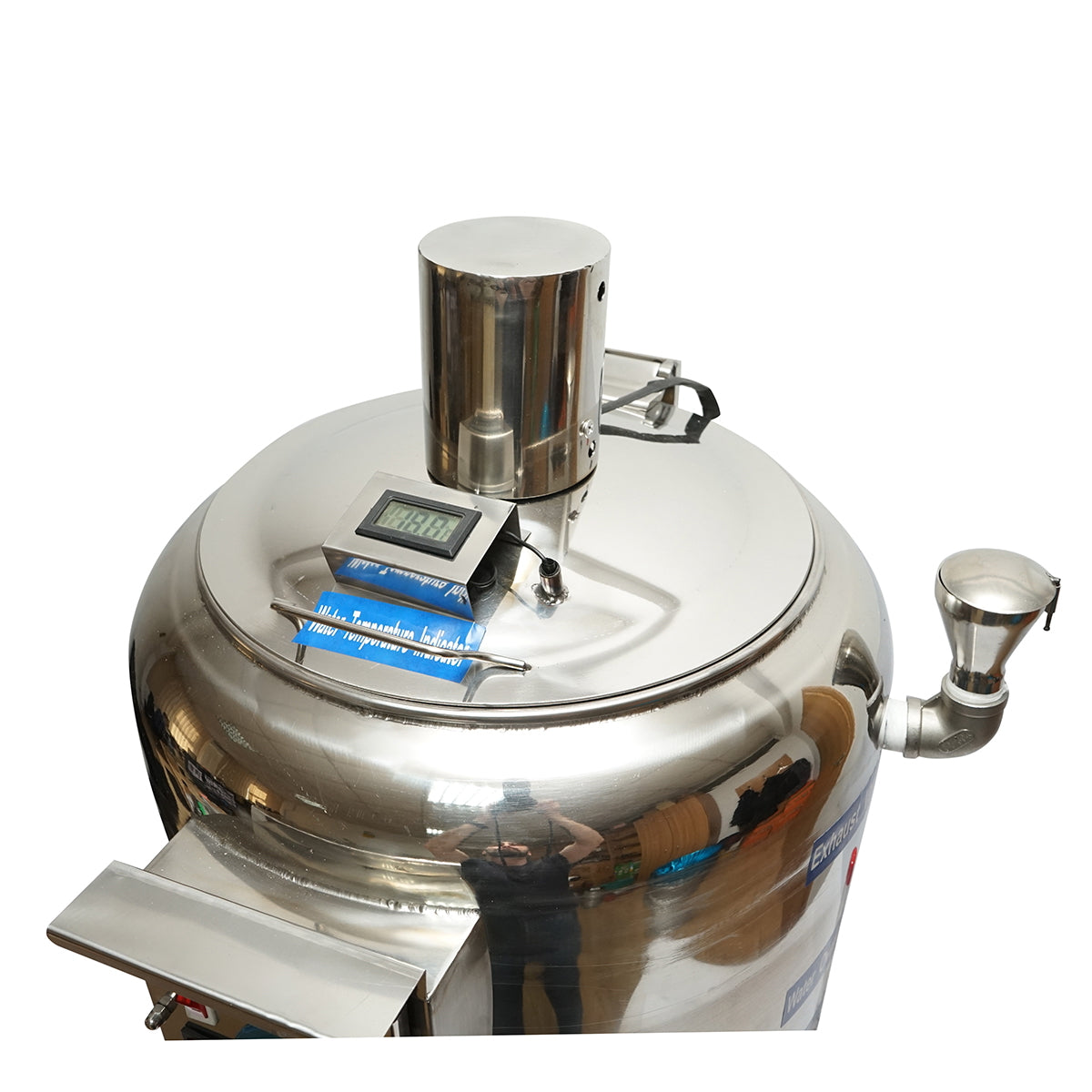 Stainless steel automatic pasteurization machine for milk, juices, capacity 20L, 305x350x300mm