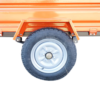 Cultivator trailer 450Kg, tires 400-12, bed 140x100x30cm
