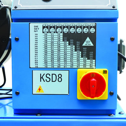 Hydraulic hose crimping machine fi6-51mm 220V 3kW with quick change Breckner Germany