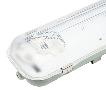 LED lighting fixture fluorescent 2x36W, 220V, 1270x130x90mm IP65 Breckner Germany